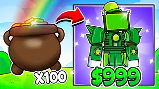 How to UNLOCK the TITAN CLOVER MAN in TOILET TOWER DEFENSE [upl. by Nosittam871]