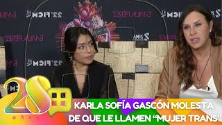 Karla Sofía Gascón molesta que la llamen quotmujer transquot  Programa 13 noviembre de 2024  Ventaneando [upl. by Stevie52]