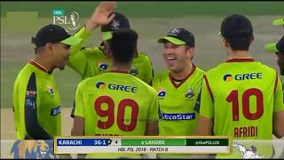 Mustafizur Rahman best balling in PSL 2018  The Fizz cutter vs Karachi Batsman in PSL [upl. by Leta]