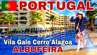 PORTUGAL Vlog 🇵🇹 Vila Gale Cerro Alagoa Hotel Our Staycation Hotel in Albufeira Algarve  Portugal [upl. by Lust]