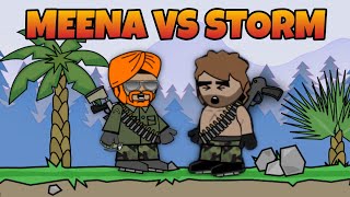 6 Road to Legend  Mini Militia Classic DA2  Meena vs Storm Rematch [upl. by Fulvi710]