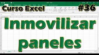 CURSO EXCEL 36 ► INMOVILIZAR paneles 🔐⏬⏩  2024 [upl. by Titus808]