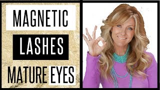 Magnetic Lashes For Mature amp Hooded Eyes  2018  fabulous50s [upl. by Buatti711]