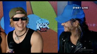 AIRBAG  Entrevista en Cosquin Rock 2024 [upl. by Vudimir]