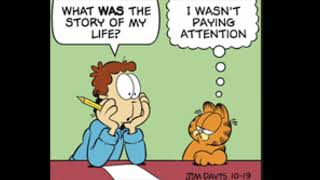 Jon attempts to Write the Story of his Life Garfield Comic Dub [upl. by Aggri]