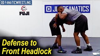 Basic Defense to Front Headlock by Brandon Wright [upl. by Ikcir]