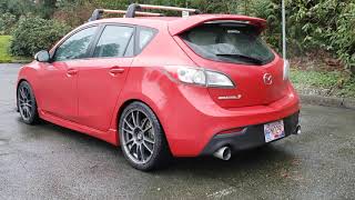 Corksport Resonated Exhaust 13 Mazdaspeed 3 [upl. by Yborian256]