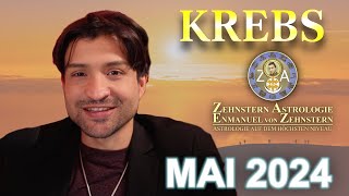 KREBS MONATSHOROSKOP MAI 2024  ZEHNSTERN ASTROLOGIE [upl. by Enidan66]