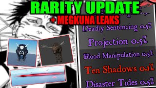 MEGKUNA LEAKS  NEW RARITY REWORK  JUJUTSU LEGACY [upl. by Marva]