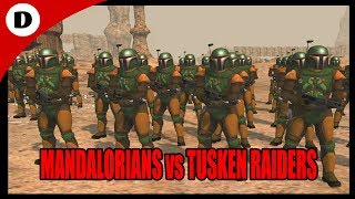 MANDALORIANS vs TUSKEN RAIDERS  Star Wars Mod Tournament DAY 23 [upl. by Najram]