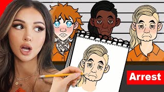 I Got A Job As A Criminal Sketch Artist [upl. by Anilys]