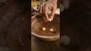 Pantua recipe Bengali sweet Pantua with Annapurna ghee Bengali dessert  Durga Puja Video [upl. by Minni]