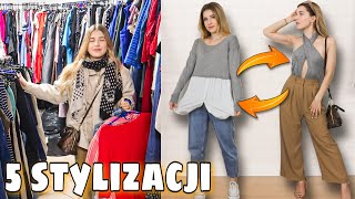 STYLIZUJĘ 5 LOSOWYCH UBRAŃ Z LUMPEKSU 😂 3 [upl. by Darcy927]