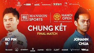 WATCH LIVE  2024 Mansion Sports Hanoi Open Pool Championship Final [upl. by Ahsienom953]