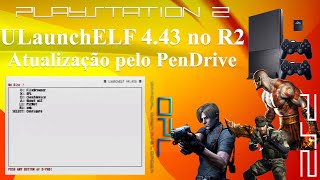 BOOT NO ULAUNCHELF PELO R2 OU PENDRIVE NO PLAYSTATION 2 [upl. by Nabala]