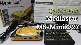 Quick Review Mediastar MS Mini2727 Receiver Termurah Terlengkap Saat Ini [upl. by Martelle184]