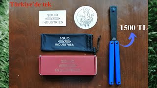 SquiddyU balisong trainer kutu açılımı 1500 TL 😱 [upl. by Seraphina]