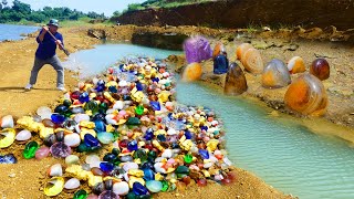 Mysterious riverbanks rich in gold diamonds gems hidden under rocks for hundreds of years [upl. by Htidirrem]