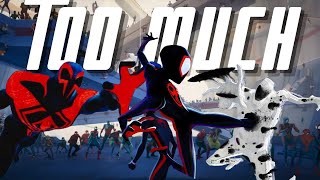 The PROBLEM With Across The Spider Verse [upl. by Hait334]