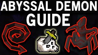 OSRS Abyssal Demon Slayer Guide  Melee Setup 2018 [upl. by Haneekas449]