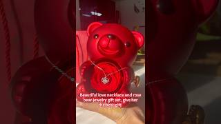 Best Rose Bear Necklace Gifts for Daughter Surprise Birthday Present gift giftideas teddybear [upl. by Snow]