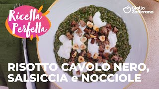 RISOTTO CAVOLO NERO SALSICCIA e NOCCIOLElautunno nel piatto🍂❤️🌰 adv [upl. by Rufena]