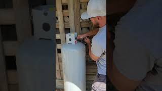 How To disconnect a propane tank and reconnect it after getting it filled [upl. by Enois]