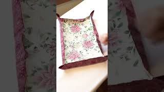 Easy selfbinding technique 🤩Watch the full SelfBinding Placemats tutorial on our channel [upl. by Wes]