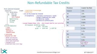 Non Refundable Tax Credits [upl. by Torin480]