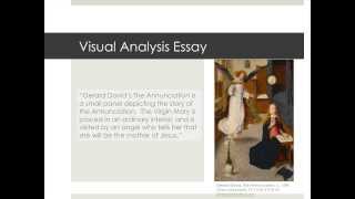 Visual Analysis Essay [upl. by Eltrym439]