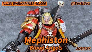 Joytoy Warhammer 40K Blood Angels Mephiston 118 scale action figure [upl. by Dinsmore346]