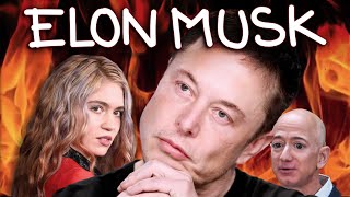 El Odio por ELON MUSK el más MILLONARIO del MUNDO Polémicas y relaciones  Tecito de calzón Ep14 [upl. by Marmion30]