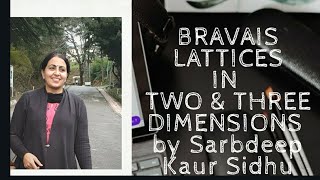 LECTURE21 BRAVAIS LATTICES IN TWO ampTHREE DIMENSIONS [upl. by Kristoffer]