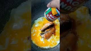 FRIED EGGS SARDINES shorts short [upl. by Con239]