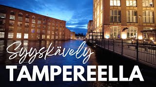 TAMPERE kävelykierros  Tamperetalo Tullintori Tampereen rautatieasema Tammerkoski Tuomiokirkko [upl. by Aehr]