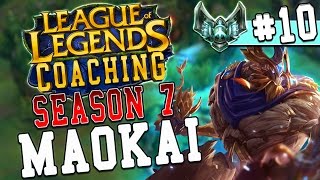 Season 7 LoL Coaching 10  Maokai Top vs Pantheon S6 Platinum [upl. by Aible]