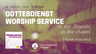 Gemeinsamer Gottesdienst  combined church service Start 1000 Uhr  26 OktOct 2024 [upl. by Maurita154]