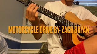 Motorcycle Drive By Zach Bryan Easy Guitar Lesson [upl. by Nesral]