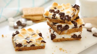 The Best Smore Bars  Easy amp Delicious Summer Baking [upl. by Naid]