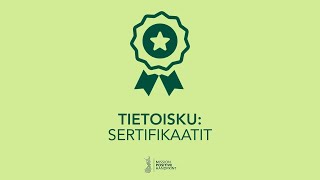 Tietoisku Sertifikaatit 711 [upl. by Ande]