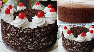 1 kg Black Forest Birthday Cake Recipe Without OvenHow To Make Black Forest Birthday Cake Recipe 👌 [upl. by Annaierb423]