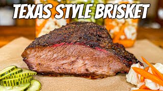 This Texas Style Smoked Brisket Literally Melts In Your Mouth [upl. by Sergius]