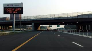 Capital Beltway Interstate 495 Exits 49 to 43 northboundinner loop Express Lanes [upl. by Htinek]