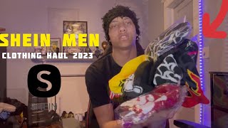 Huge SHEIN MEN Try on  Clothing Haul 2023 300 Clothing Haul [upl. by Ritter]