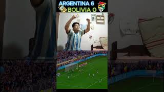 ARGENTINA VS BOLIVIA REACCIÓN  argentina bolivia fifa shorts shortvideo short goals [upl. by Navonod889]