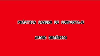 COMPOSTAJE CASERO  UNIGUAJIRA  ECOABONO GUAJIRA [upl. by Alimaj953]