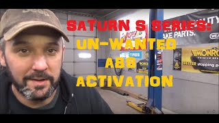 Saturn S Series  Unwanted ABS Activation At All Speeds [upl. by Ahsela]