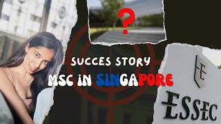 Msc in Marketing📚 ESSEC Singapore🎓  Indian admit  Success Story🎉  Best MIM [upl. by Dominique]