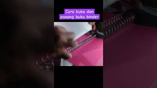 cara pasang buku binder [upl. by Brien885]