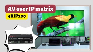 HDMI over IP Build a PlugnPlay Video System with 4KIP200 [upl. by Lodnar704]